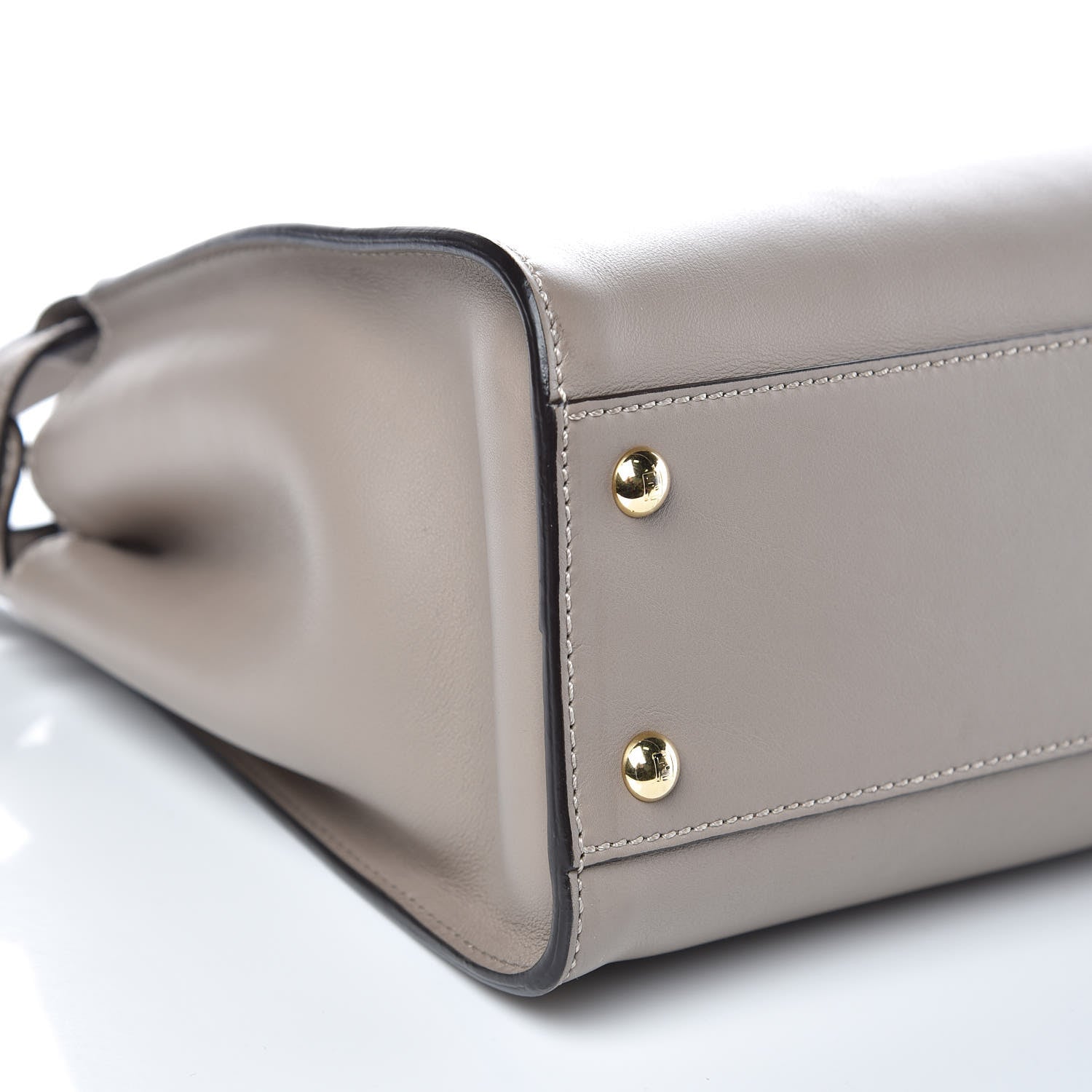 Fendi Vitello Seta Plexiglass Tortoise Medium Peekaboo Iconic Satchel Tortora 9 of 10