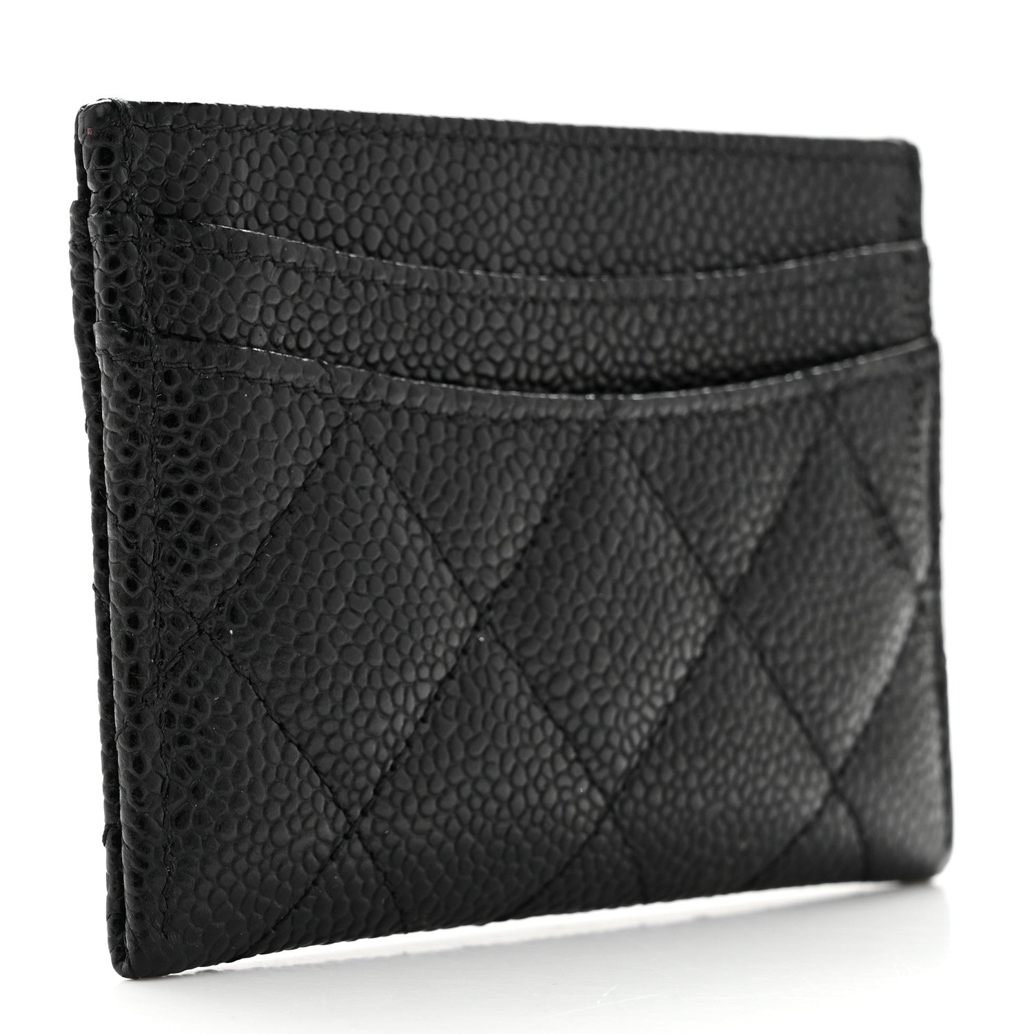 Chanel Caviar Quilted Card Holder Black 3 of 8