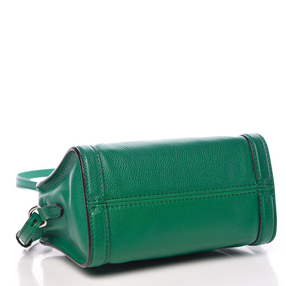 Alexander McQueen Pebbled Calfskin Mini Padlock Tote Green 5 of 12