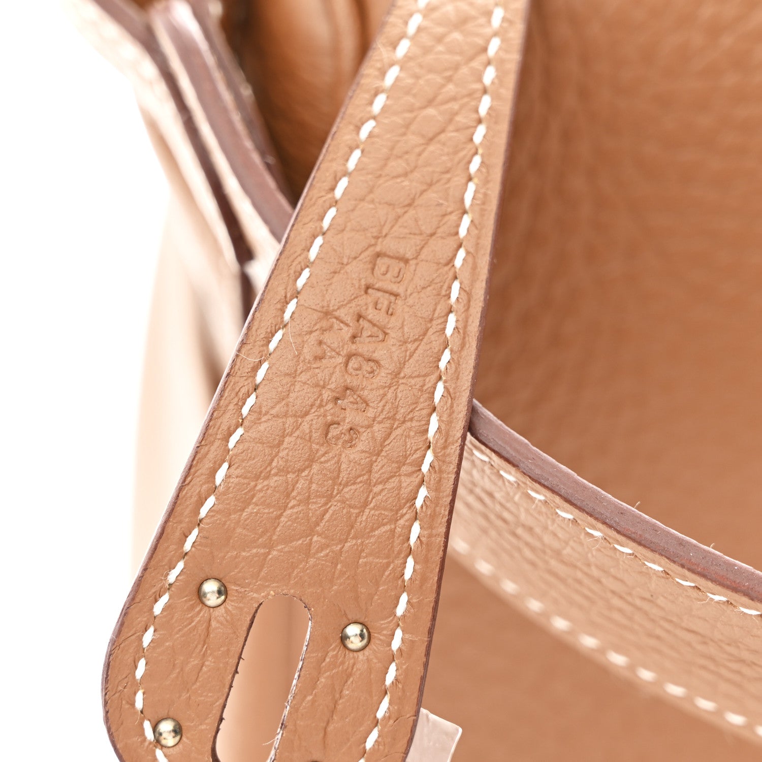 Hermes Taurillon Clemence Lindy 26 Gold 7 of 11