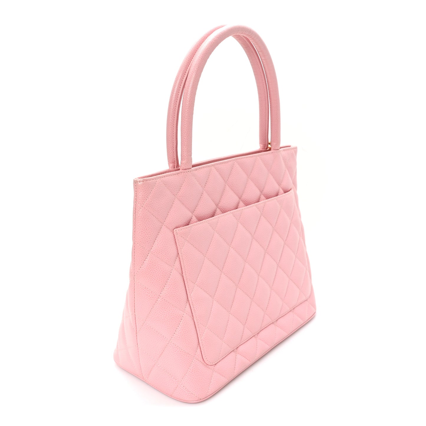 Caviar Medallion CC Tote Light Pink