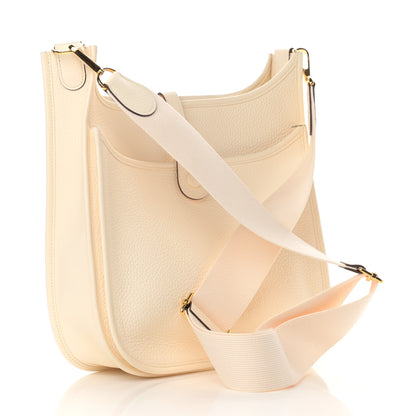 Hermes Taurillon Clemence Evelyne III PM Nata 3 of 11