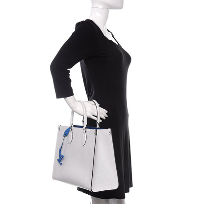 Louis Vuitton Epi Onthego MM White 3 of 11