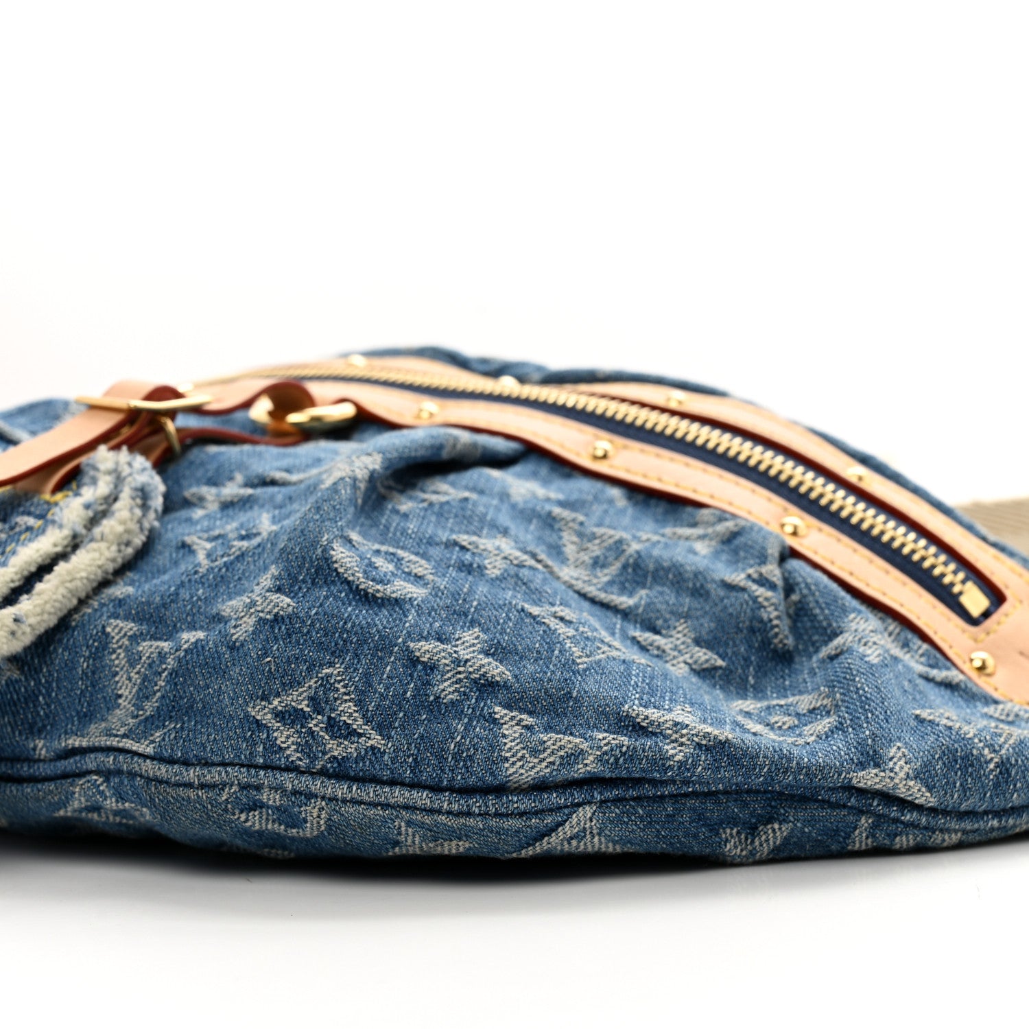 Louis Vuitton Monogram Denim High Rise Bumbag Blue 9 of 10