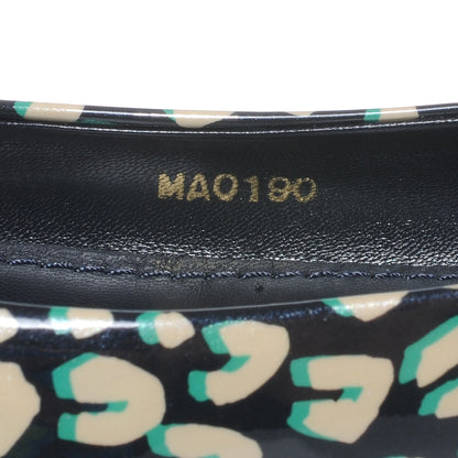 Louis Vuitton Patent Leopard Ballet Flats 38 Blue Infini 7 of 8