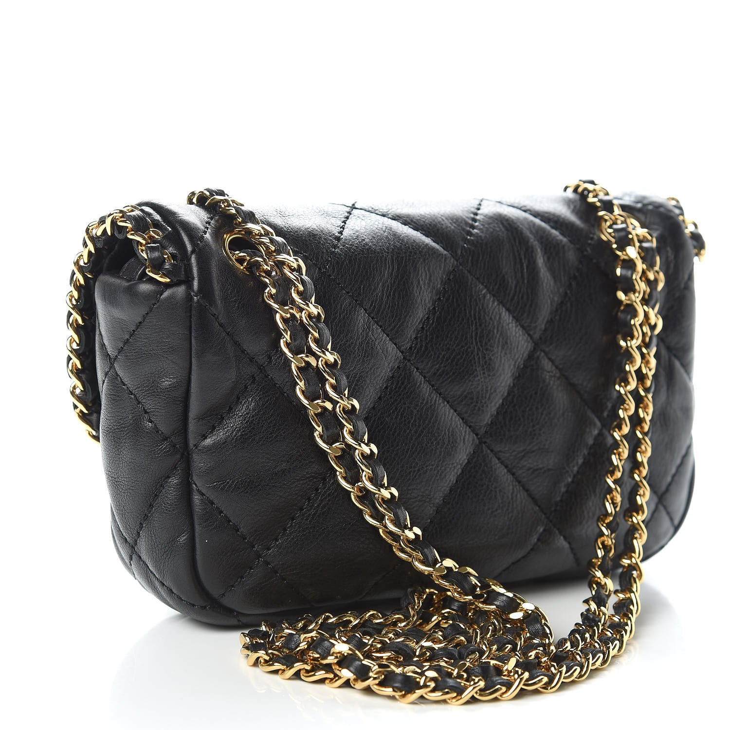 Chanel Calfskin Mini Chain Me Flap Black 3 of 12