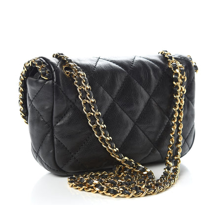 Chanel Calfskin Mini Chain Me Flap Black 3 of 12