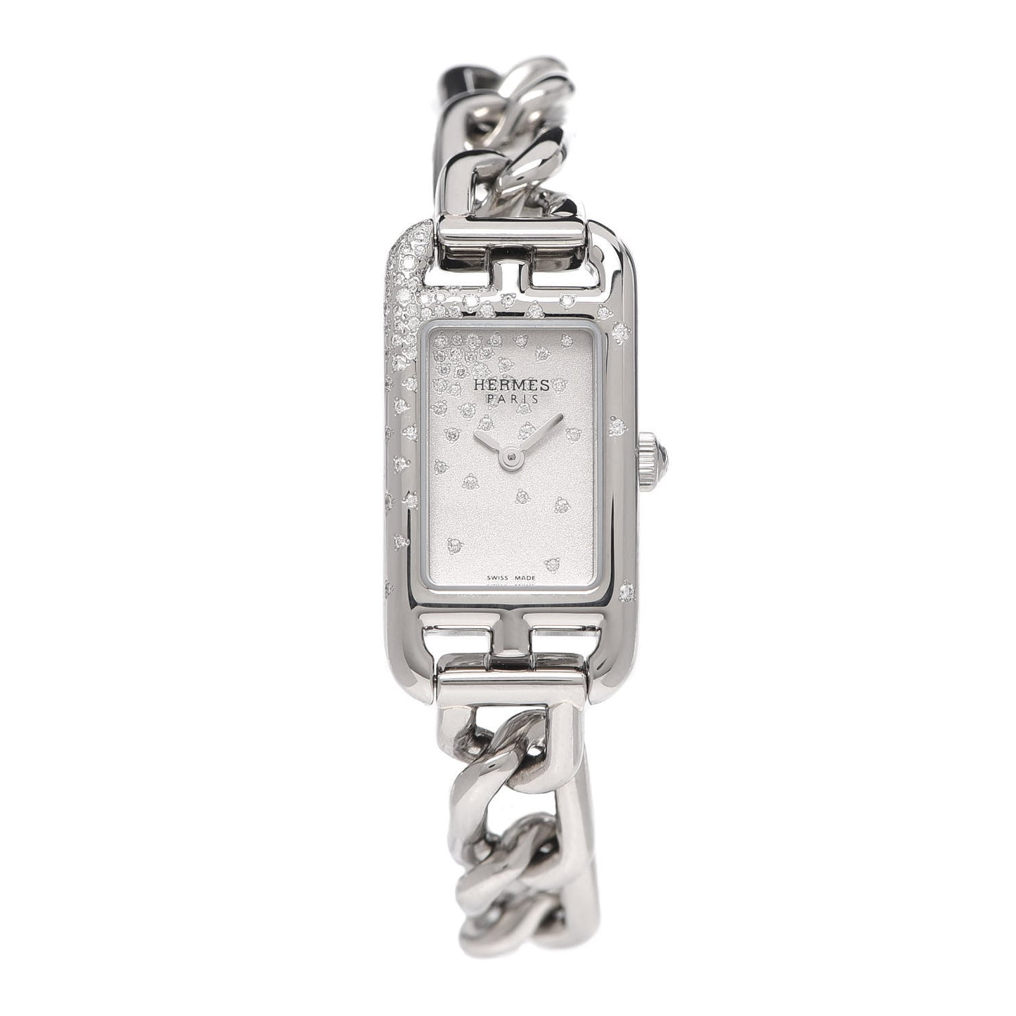 Stainless Steel Diamond 17mm Nantucket Jete De Diamants Quartz Watch