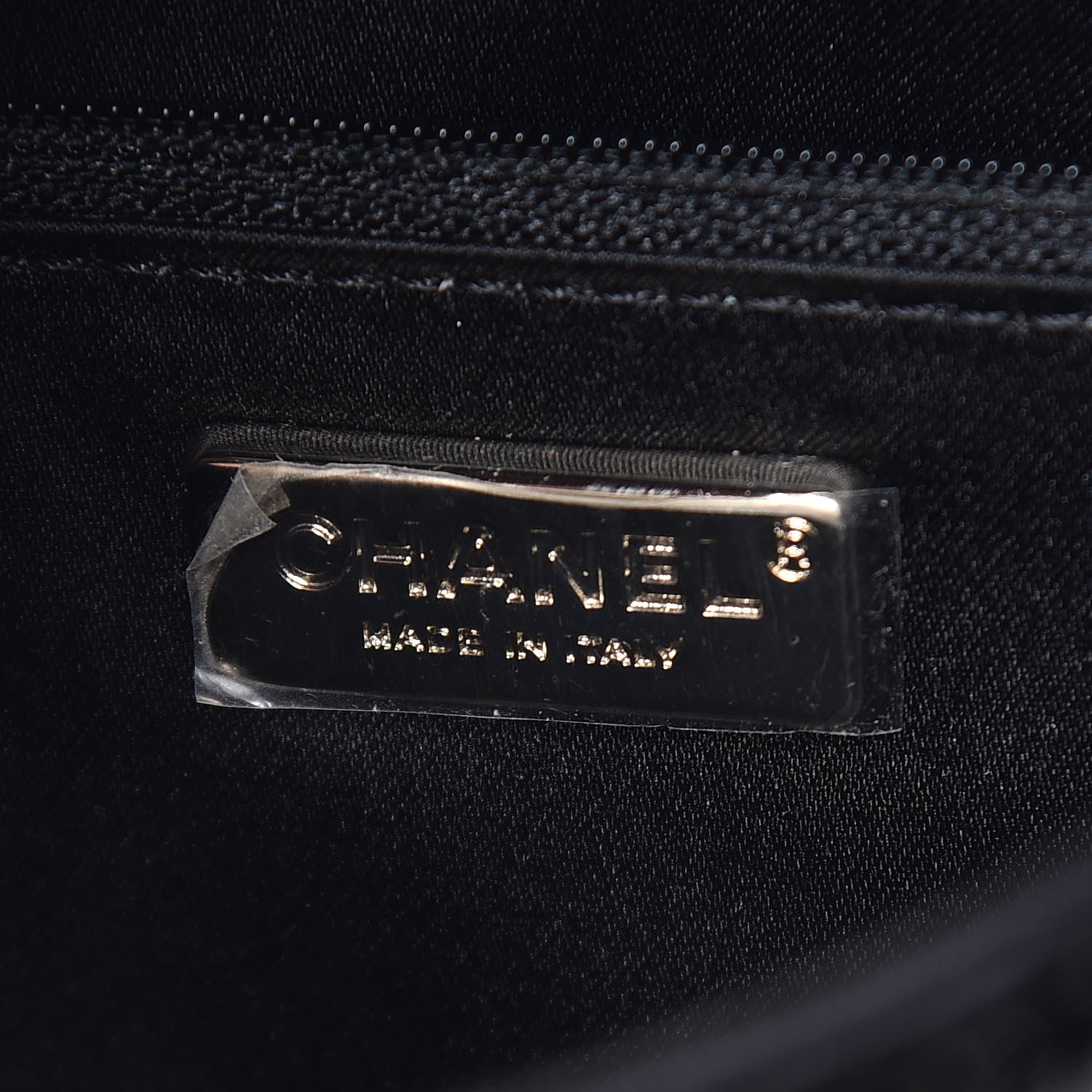 Chanel Sequin Classic Mini Flap Black Gold 6 of 9