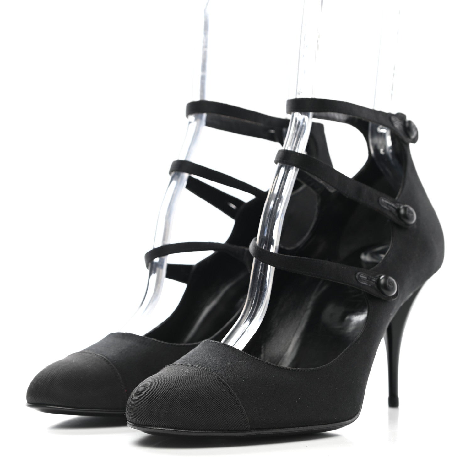 Chanel Mary Jane Pump 37 Black 3 of 12
