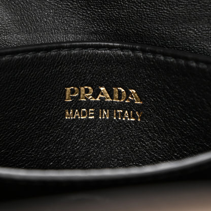 Prada Saffiano Cuir Small Double Bag Cammeo Black 10 of 13