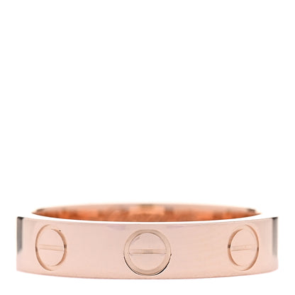 Cartier 18K Pink Gold 3.5mm LOVE Wedding Band Ring 45 3.5 1 of 5