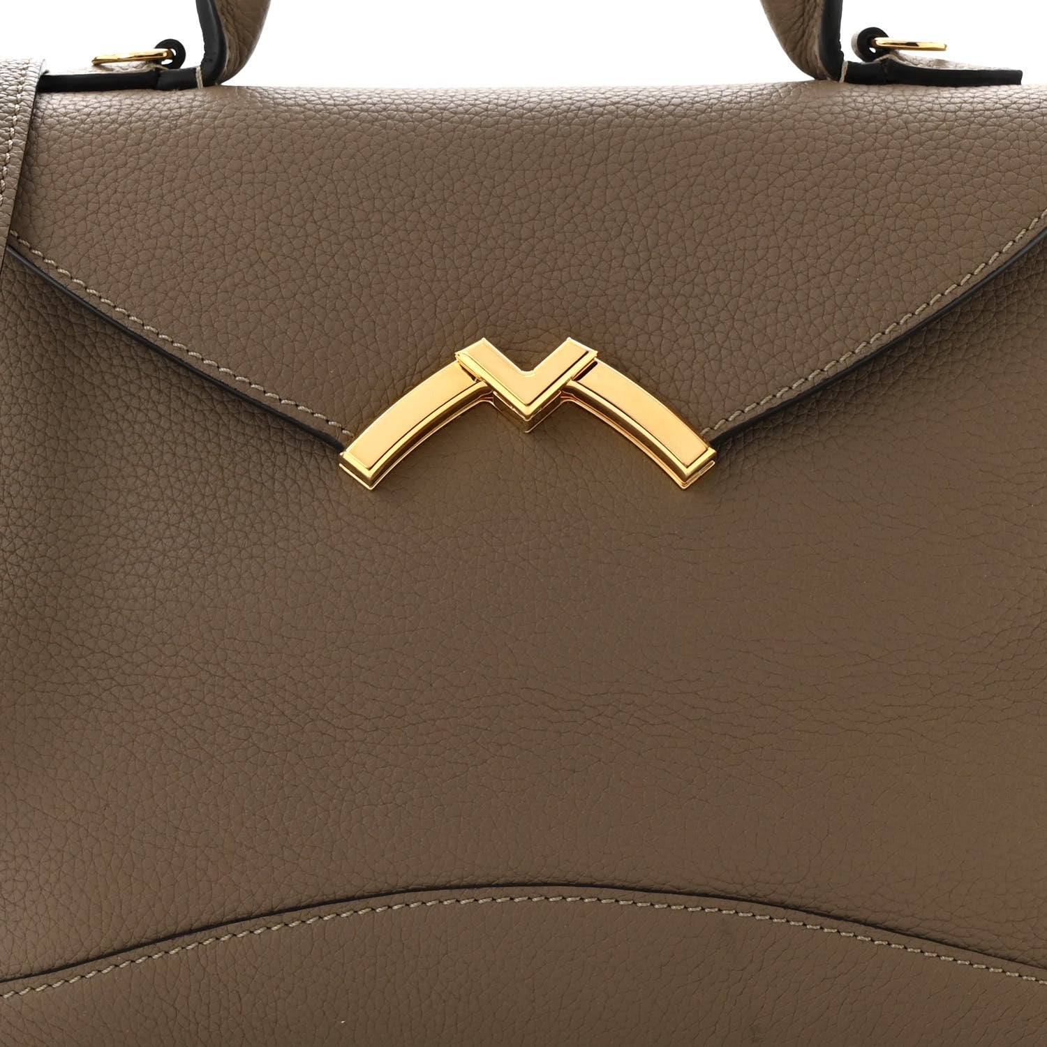Moynat Taurillon Blush Calfskin Gabby PM Taupe 7 of 9