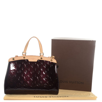 Louis Vuitton Vernis Brea MM Amarante 5 of 9