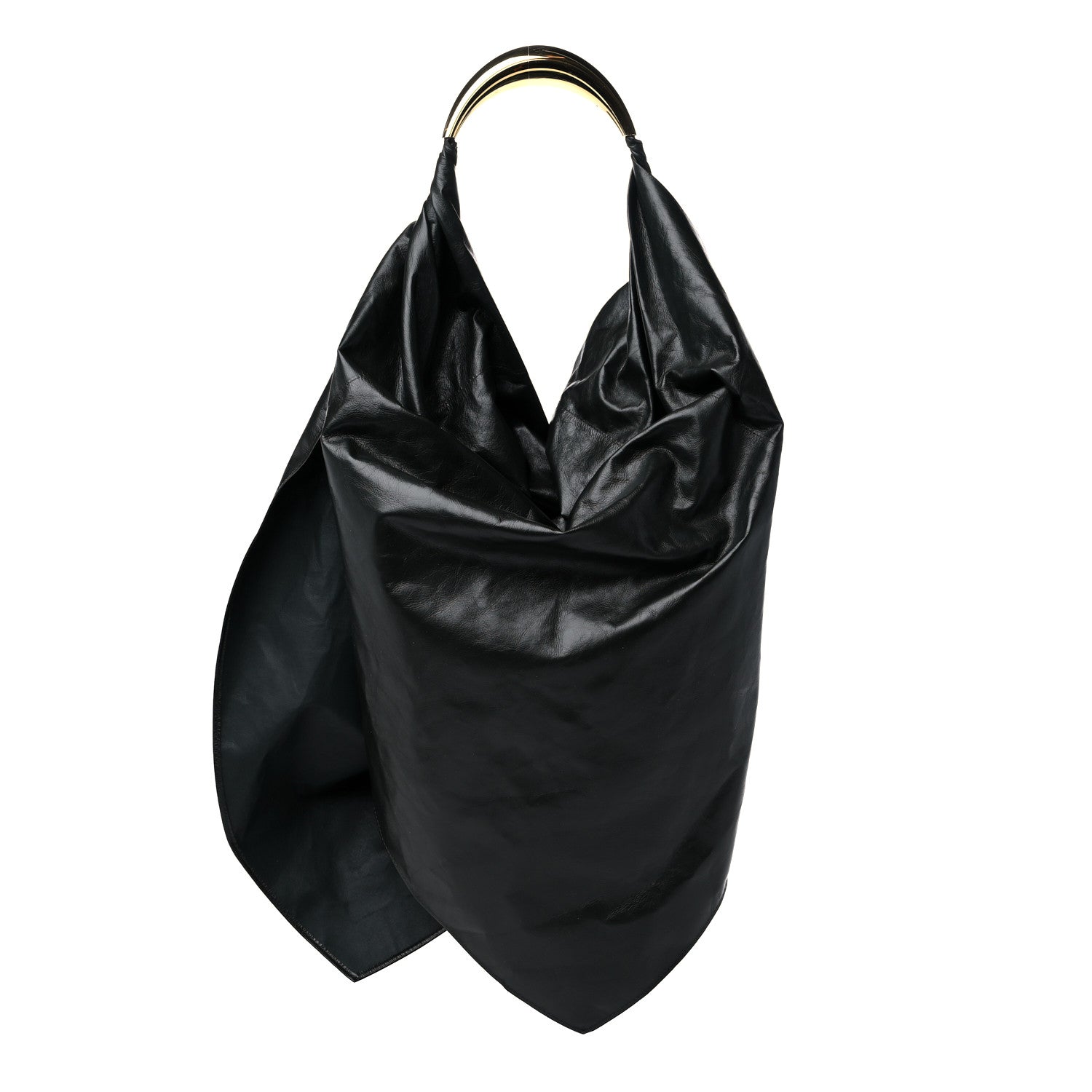 Bottega Veneta Calfskin Foulard Shoulder Bag Dark Green 1 of 8