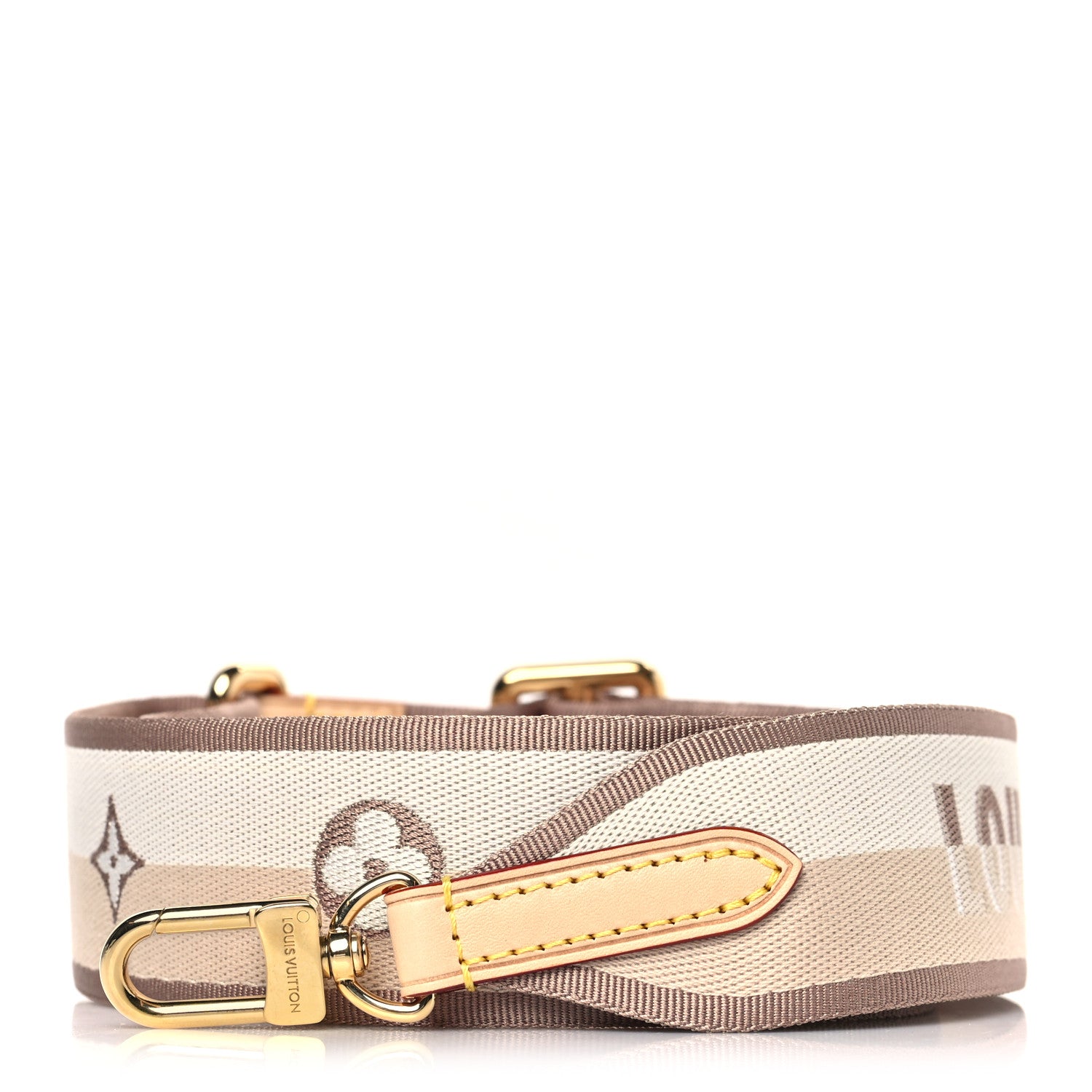Louis Vuitton Jacquard Speedy Bandouliere 20 Shoulder Strap Beige 1 of 3