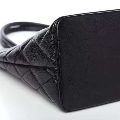 Chanel Caviar Quilted Medallion Tote Black 8 of 9