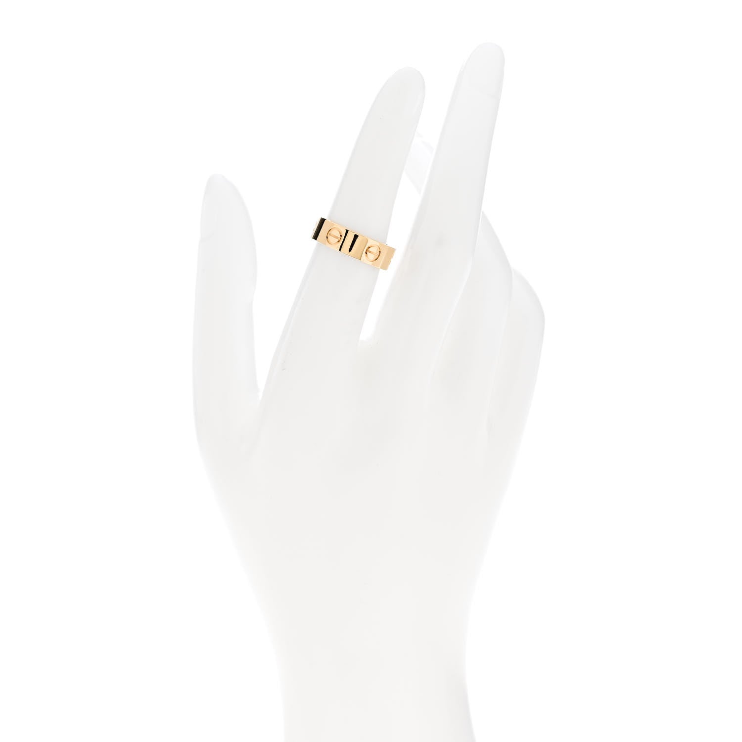 Cartier 18K Yellow Gold 5.5mm LOVE Ring 51 5.75 2 of 5
