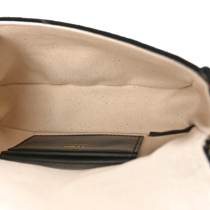 Fendi Canvas Vitello Seta FF Embroidered Chinese Valentines Day Mini Baguette Multicolor 5 of 10