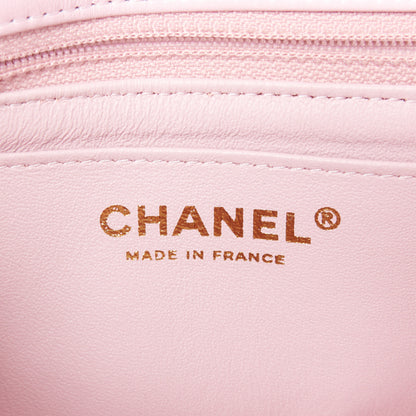 Chanel Tweed Quilted Mini Rectangular Flap Pink 6 of 11