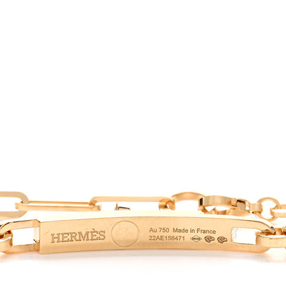 Hermes 18K Yellow Gold Kelly Chaine Choker Necklace 4 of 5