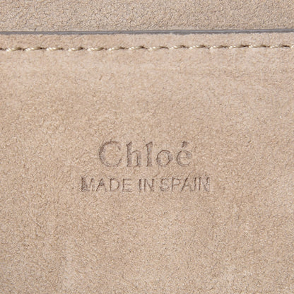 Chloe Suede Calfskin Mini Faye Bracelet Bag Light Cloud 6 of 10