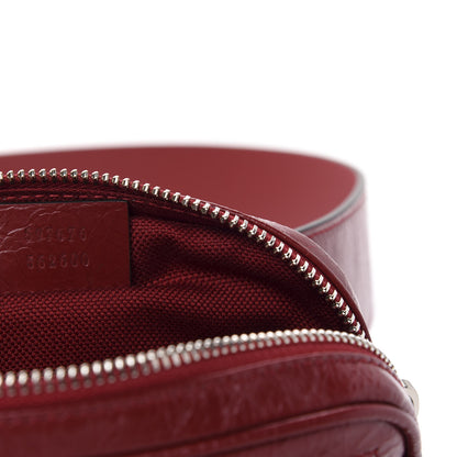 Gucci Fluffy Calfskin Mini Morpheus Belt Bag 90 36 Red 10 of 12