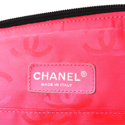 Chanel Calfskin Quilted Large Cambon Messenger Black White 6 of 13