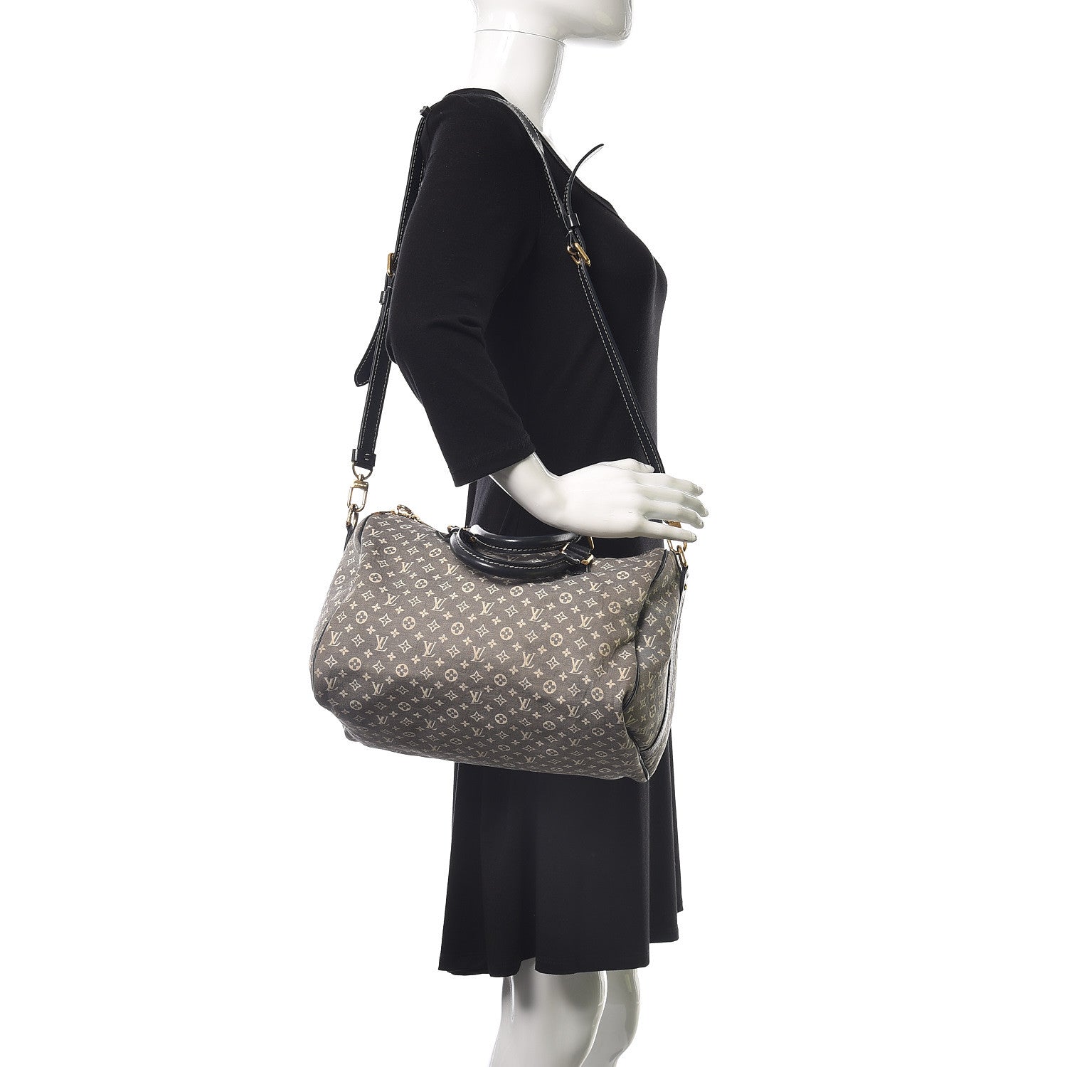 Louis Vuitton Monogram Idylle Speedy Bandouliere 30 Encre 2 of 9
