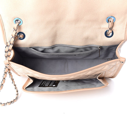 Chanel Caviar Quilted Large French Riviera Flap Beige 7 of 18