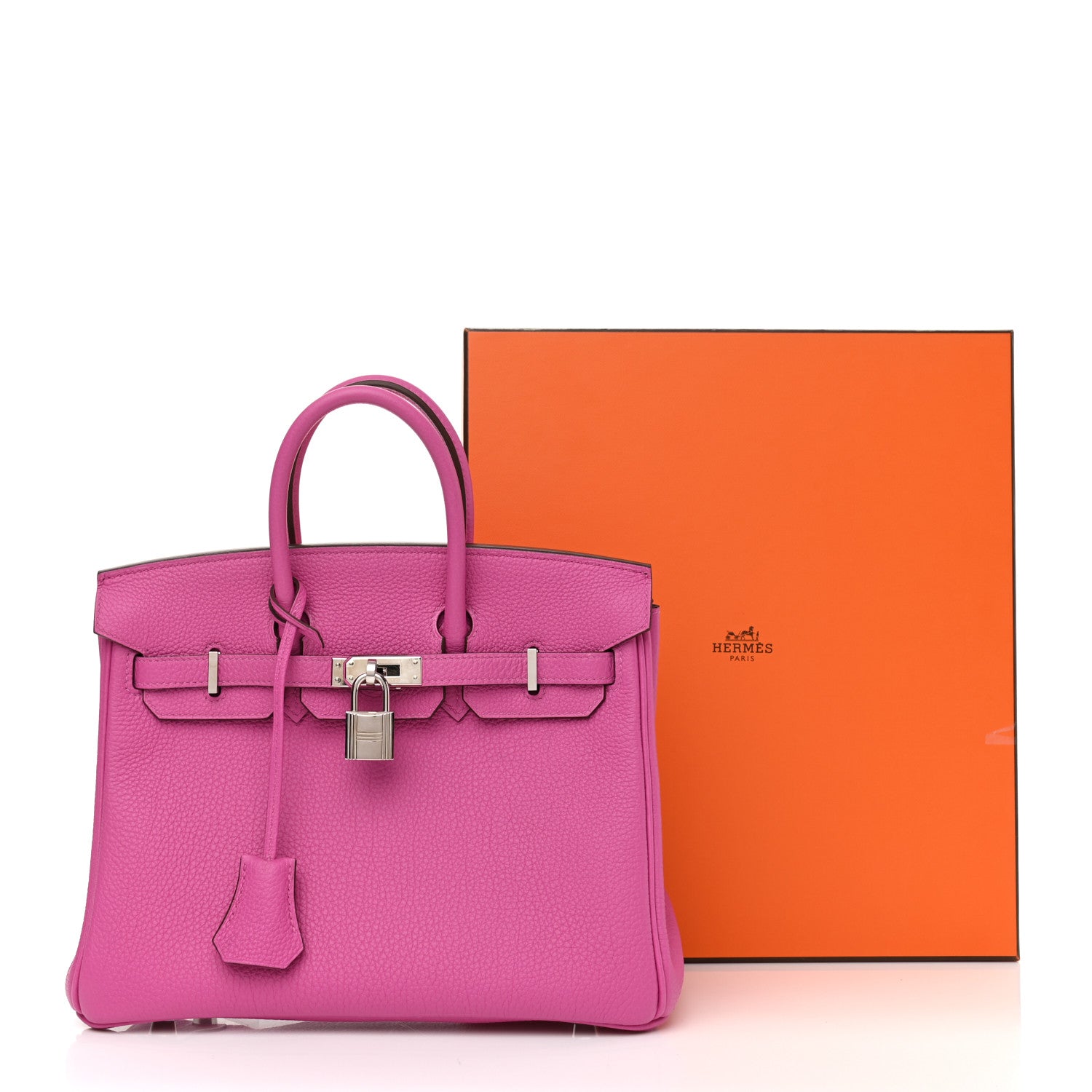 Hermes Togo Birkin 25 Magnolia 14 of 14