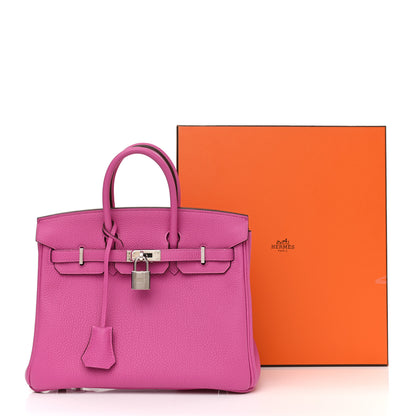Hermes Togo Birkin 25 Magnolia 14 of 14