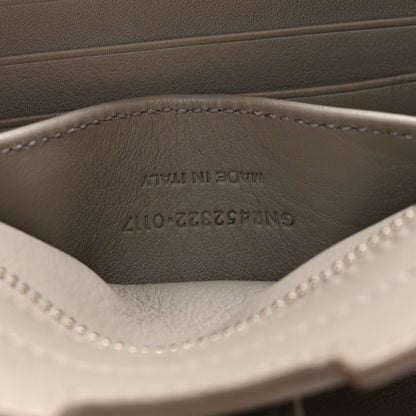 Saint Laurent Calfskin Monogram Toy Cabas  Oyster Grey 7 of 10