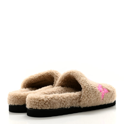 Louis Vuitton Shearling Paseo Flat Comfort Mule 41 Beige 4 of 8