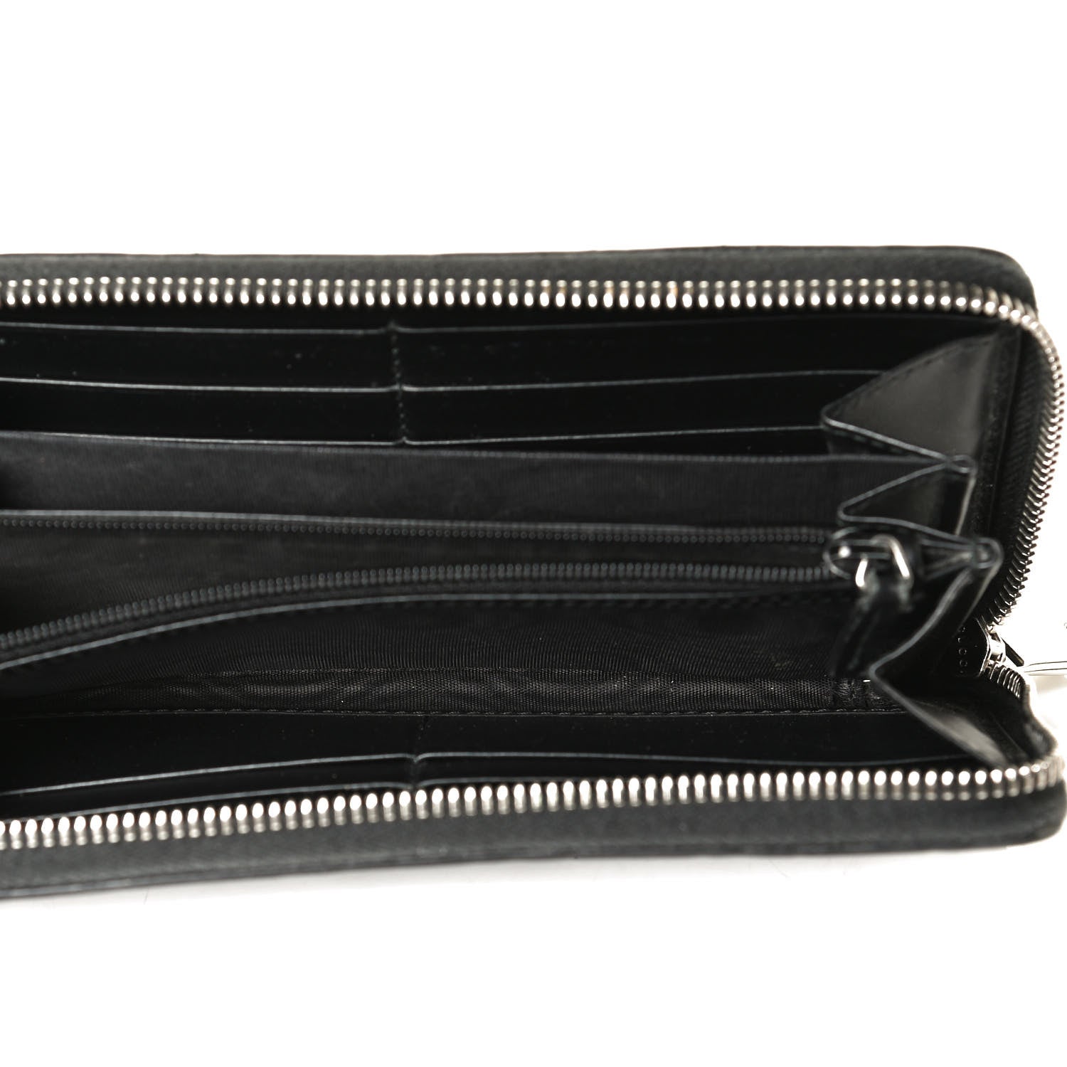 Gucci Guccissimma Signature Dorian Zip Around Wallet Black 5 of 8