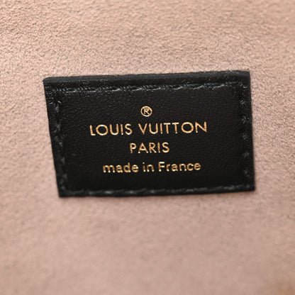 Louis Vuitton Lambskin Embossed Monogram Coussin PM Black 8 of 12
