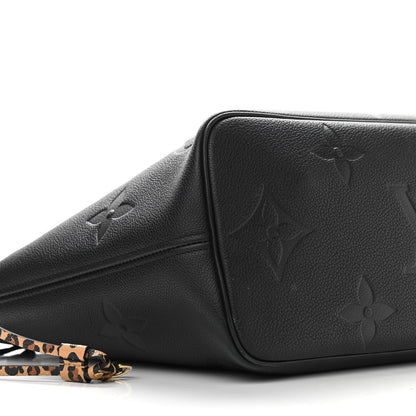 Louis Vuitton Empreinte Monogram Giant Wild At Heart Neverfull MM Black 9 of 11