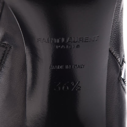 Saint Laurent Nappa Fetish 105 Zip Over The Knee Boots 36.5 Black 6 of 9