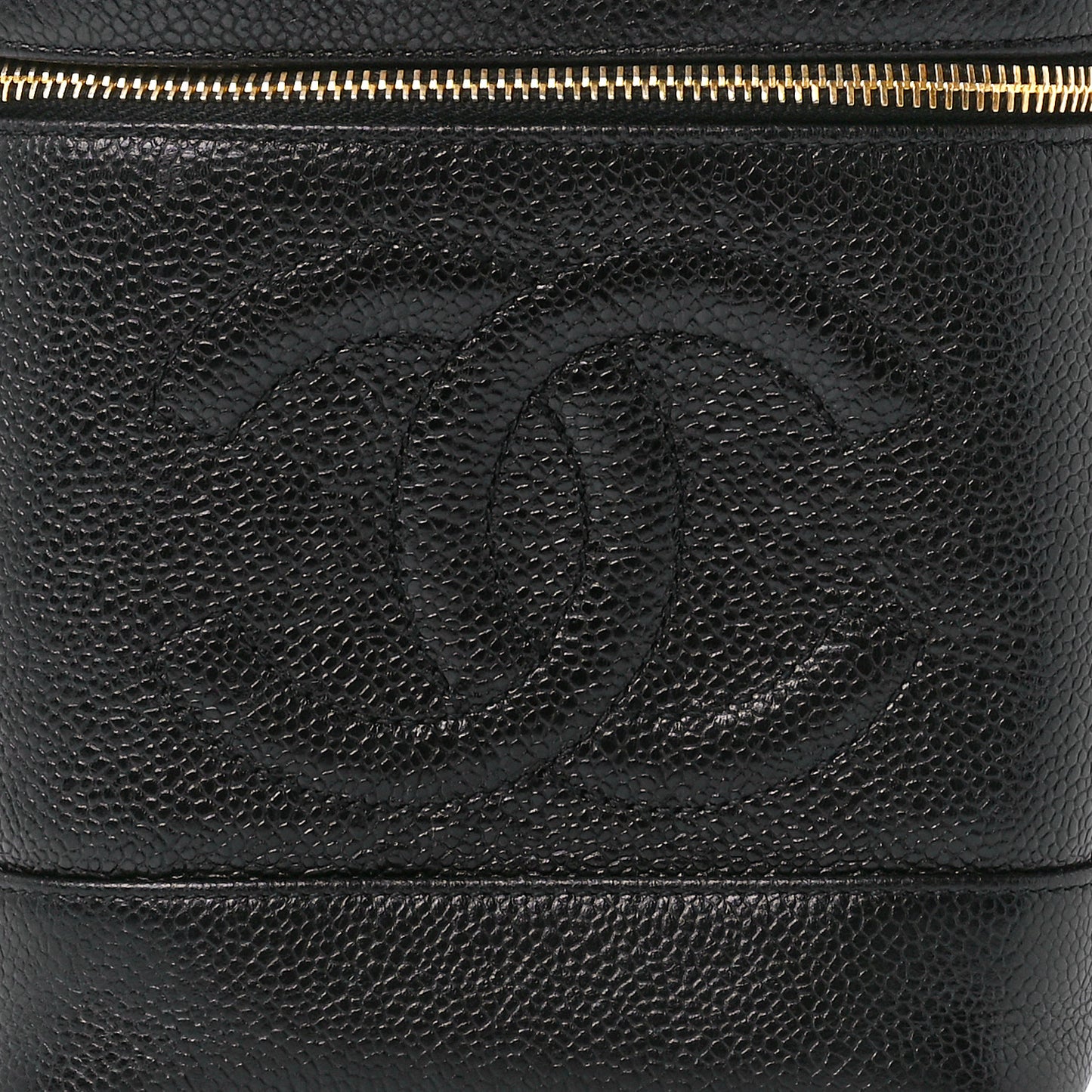 Caviar Cosmetic Vanity Bag Black