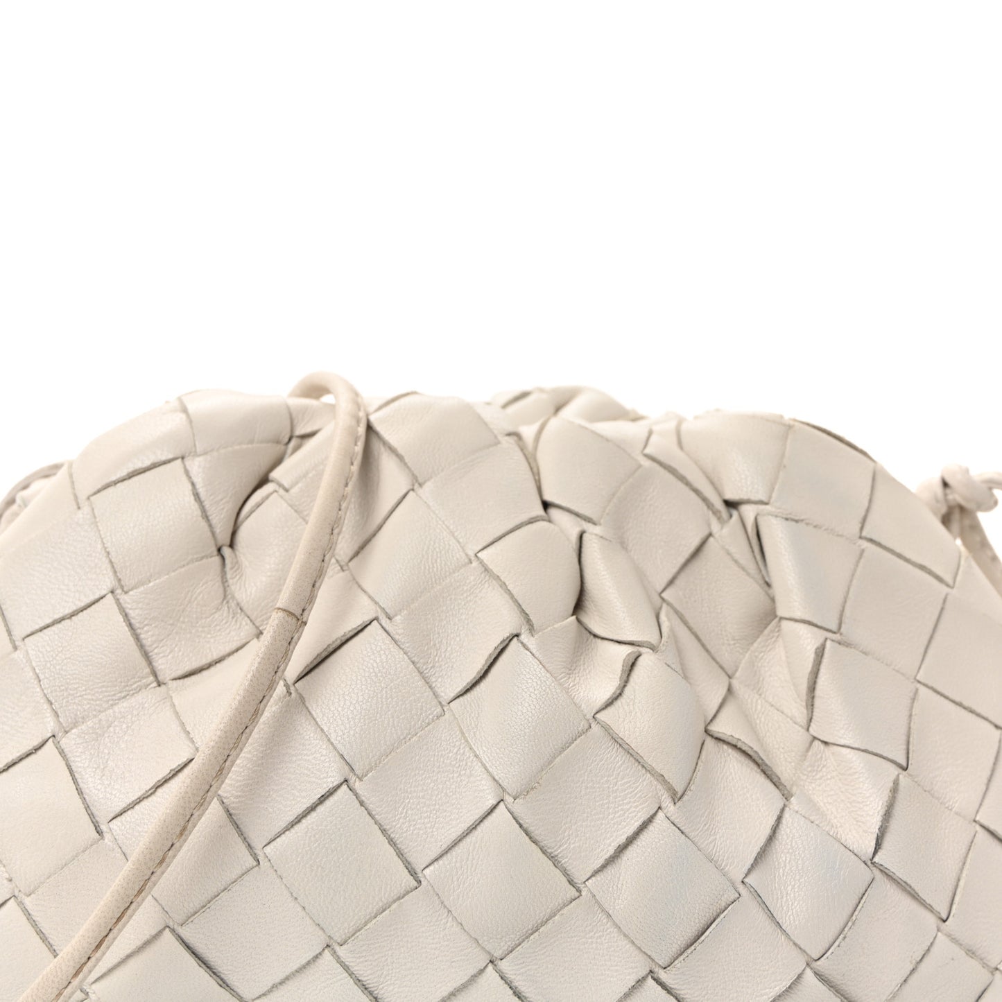 Nappa Intrecciato The Mini Pouch Chalk
