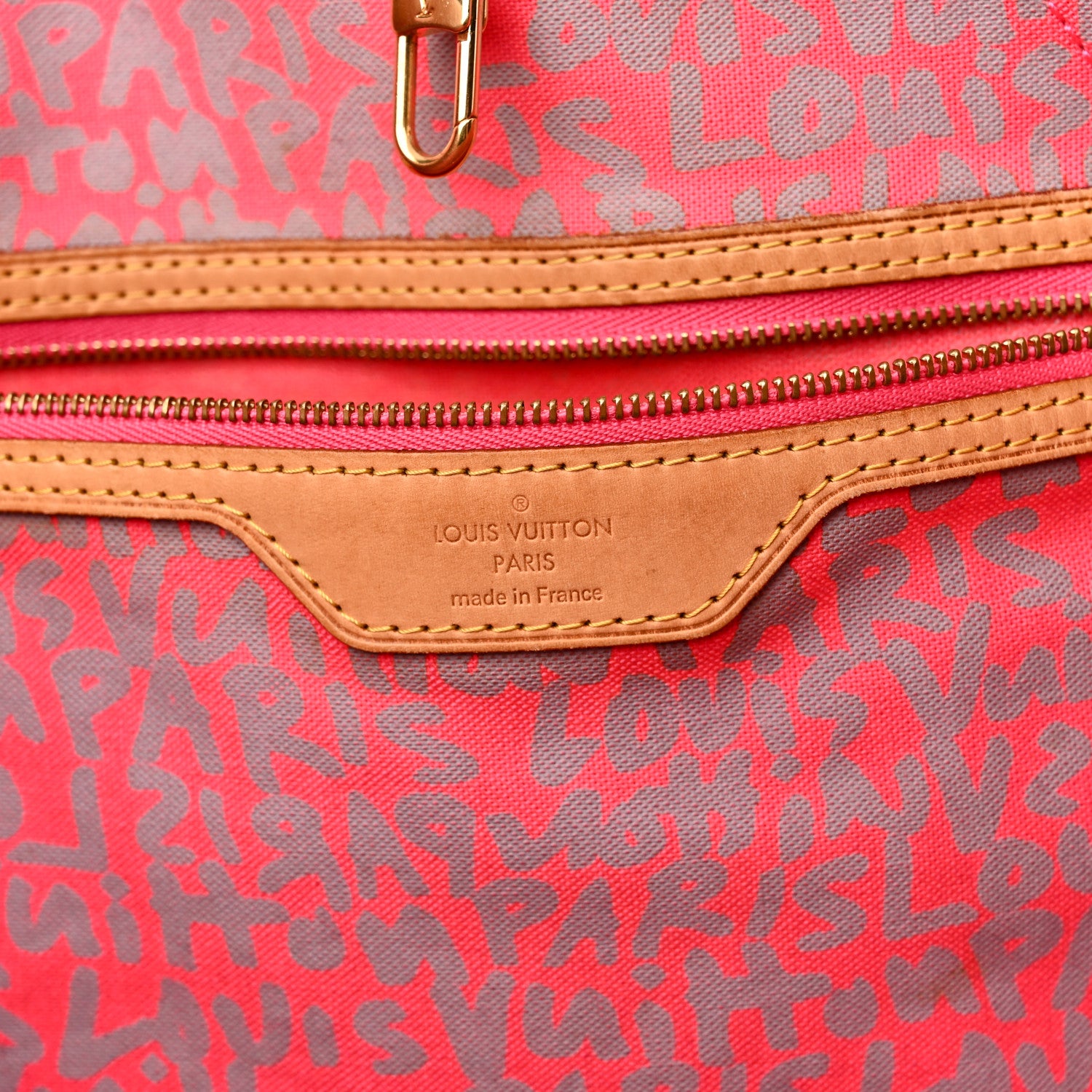 Louis Vuitton Monogram Graffiti Neverfull GM Fuchsia 6 of 11