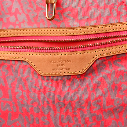 Louis Vuitton Monogram Graffiti Neverfull GM Fuchsia 6 of 11