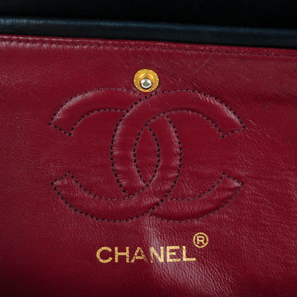 Chanel Lambskin Small Double Flap Navy 7 of 11