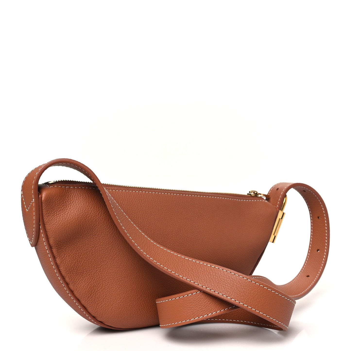 Smooth Calfskin Low Key Bumbag Cognac