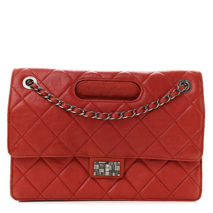 Chanel Washed Lambskin Jumbo Take Away Flap Red 1 of 10