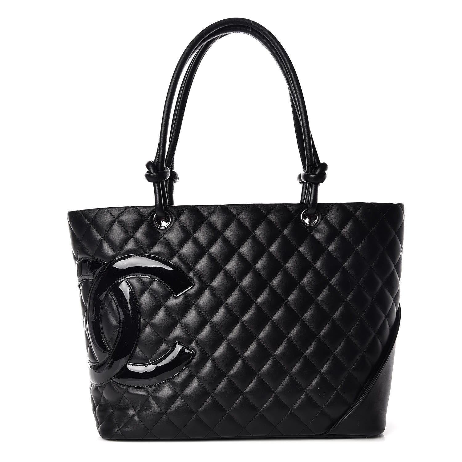 Chanel Calfskin Quilted Large Cambon Tote Black 1 of 15