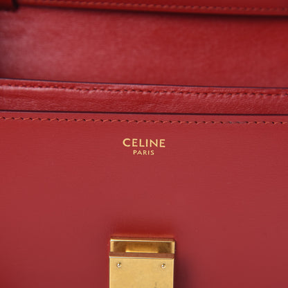 Celine Box Calfskin Teen Classic Box Flap Bag Red 6 of 17