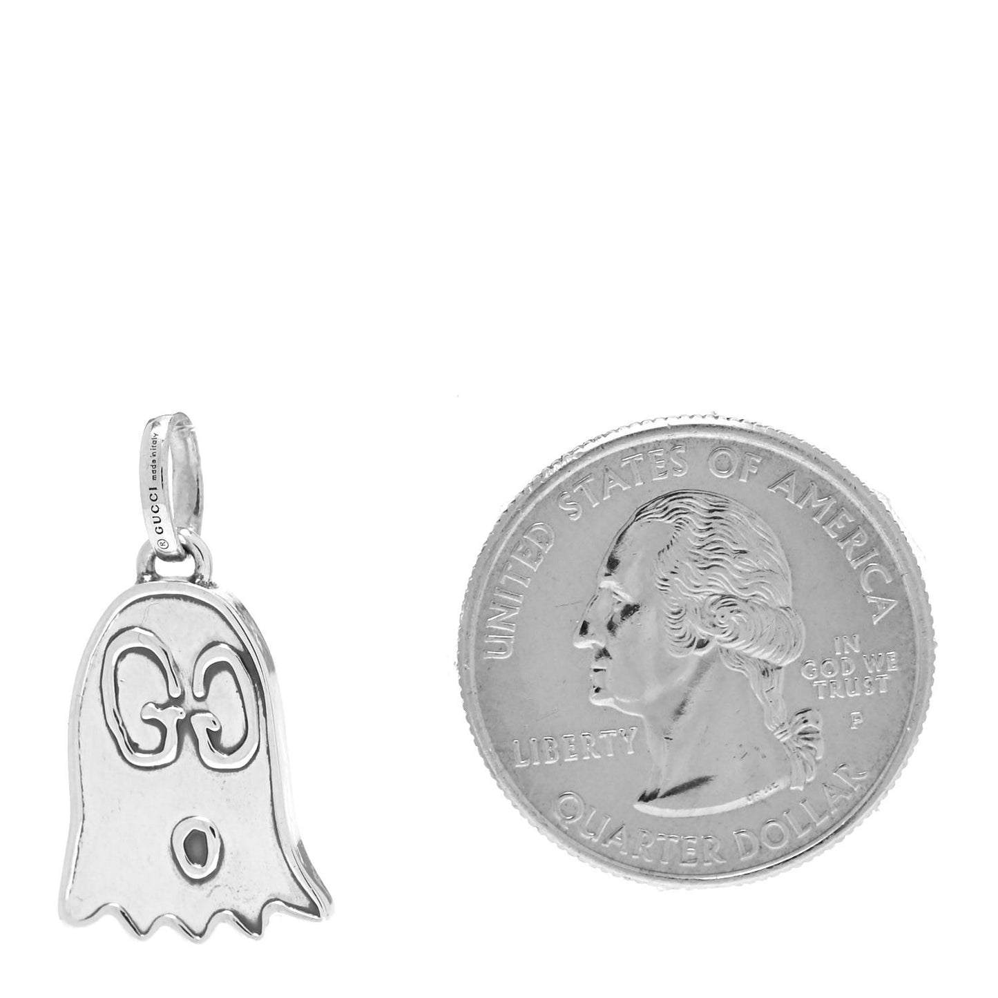 Sterling Silver GucciGhost Ghost Pendant