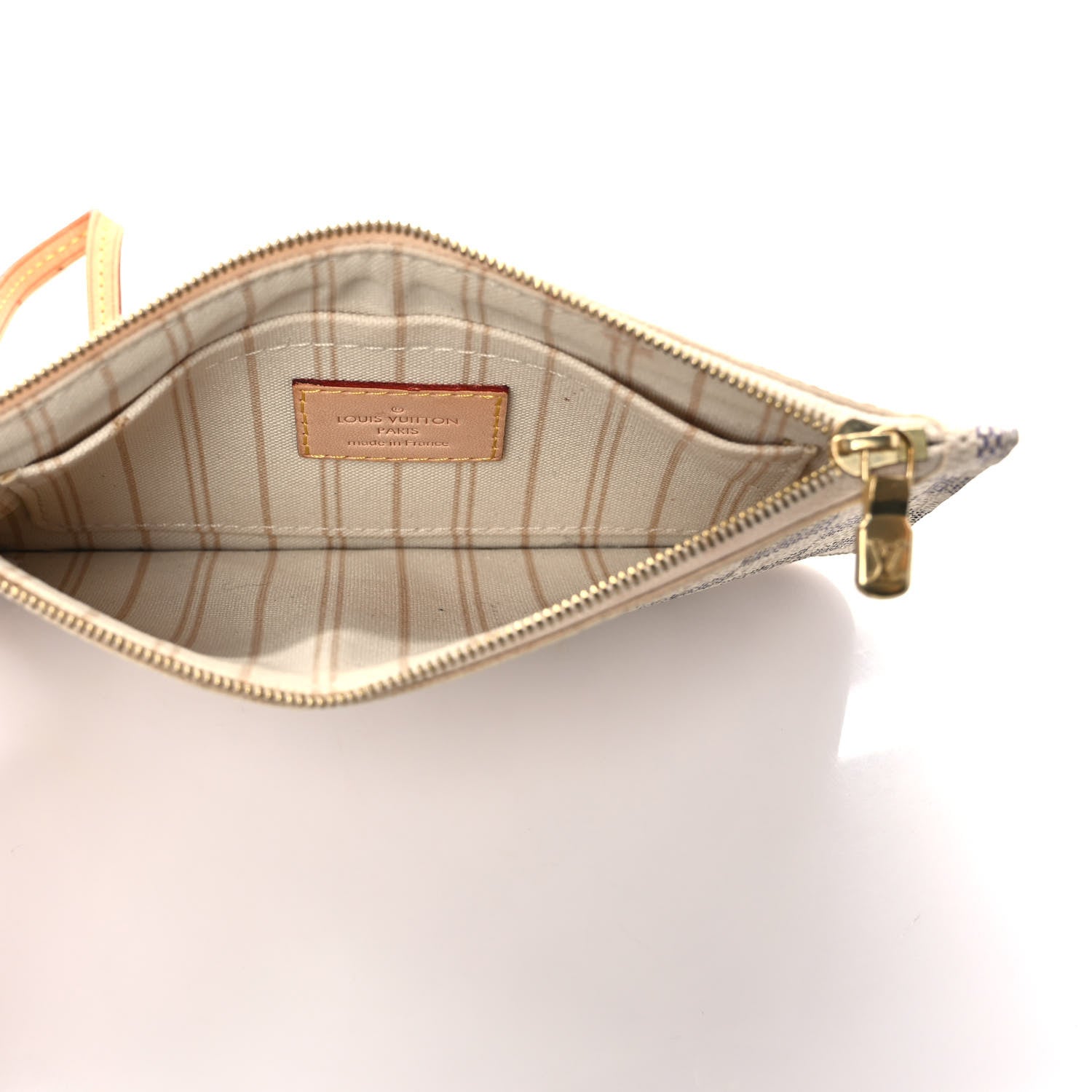 Louis Vuitton Damier Azur Neverfull PM Pochette 4 of 5