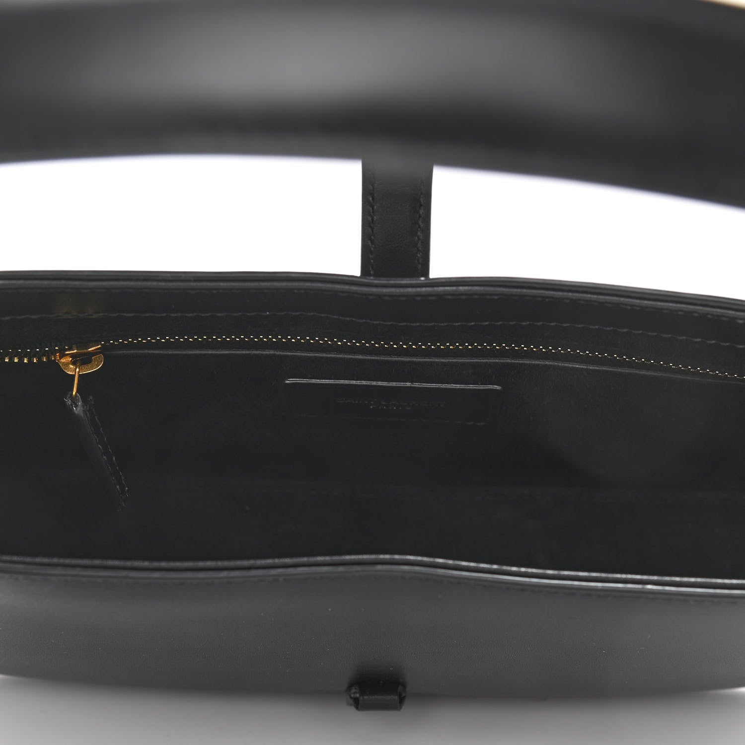 Saint Laurent Smooth Calfskin Le 5 A 7 Hobo Black 7 of 9